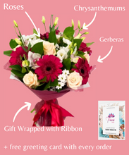 Load image into Gallery viewer, Roses, Gerberas Bouquet
