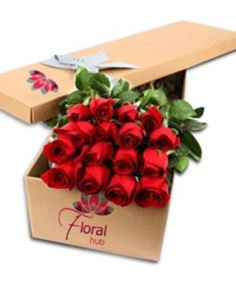 6 Red Roses Box