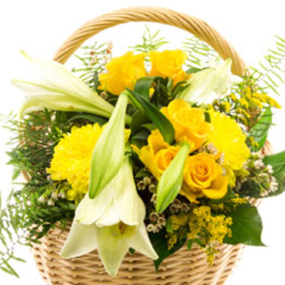 Sympathy Basket Arrangement